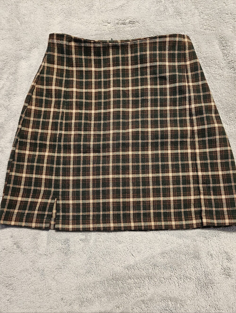 Brandy Melville Checkered Gingham Preppy Mini Skirt OS